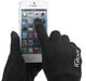 Перчатки iGlove для сенсорных экранов (чёрные, акриловые) Хит!