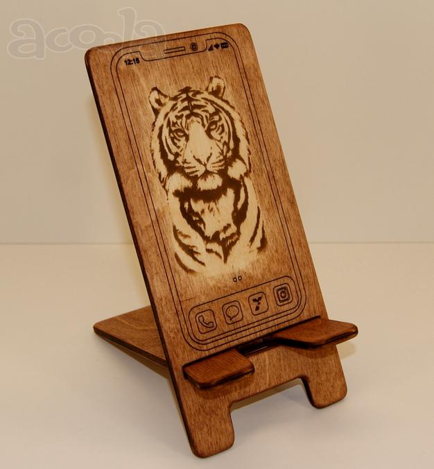 Подставка для телефона "Тигр"